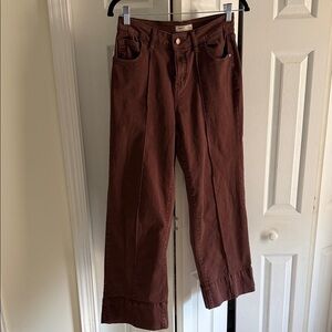 Oat New York Chocolate Flare Jeans